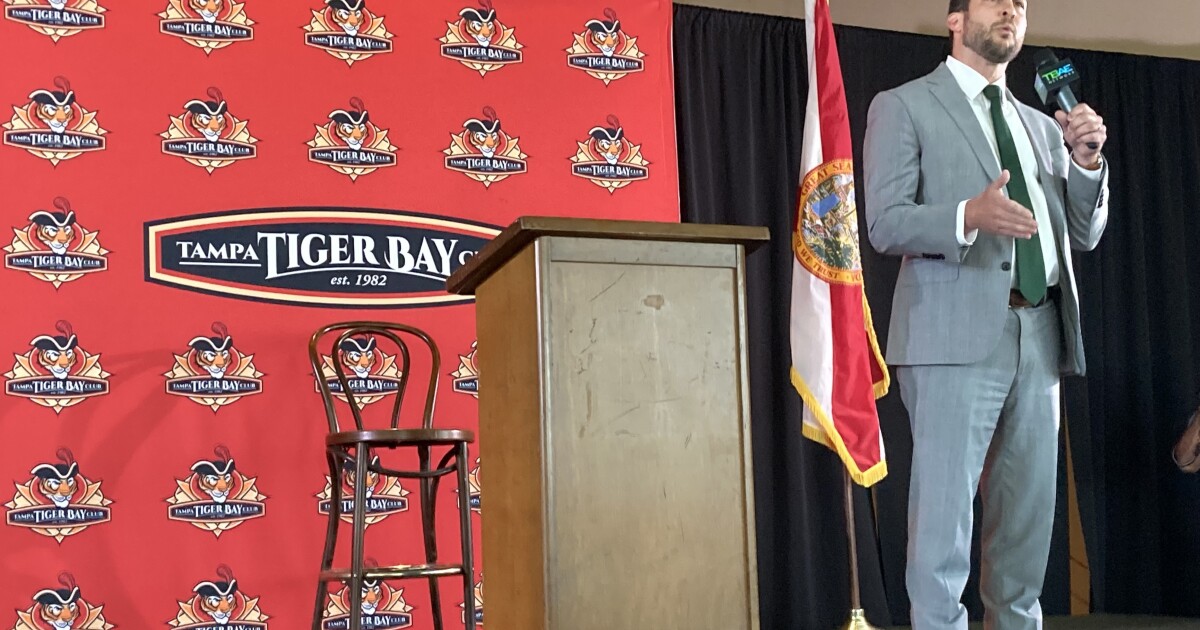 AG Uthmeier peppered with questions at Tampa Tiger Bay Club