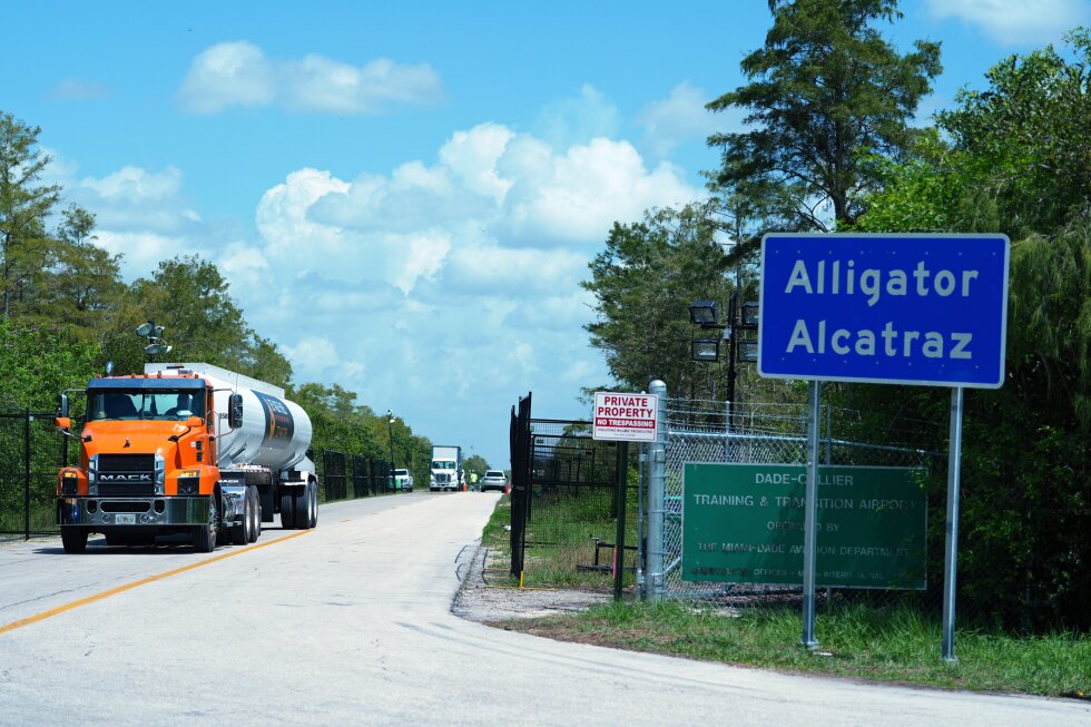 Guards accused of beating detainees at Florida's 'Alligator Alcatraz'