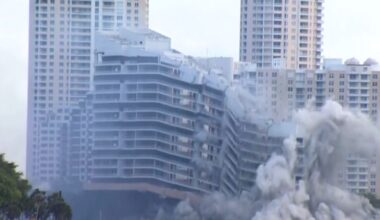 Exclusive Mandarin Oriental Miami hotel vanishes in seconds with implosion