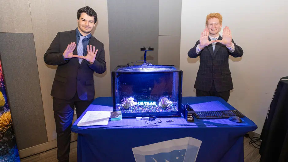 Suisqua team members Eitan Pritzker and Levi Gell