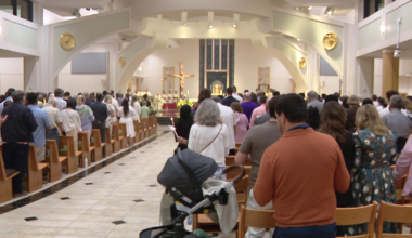 More than 700 new members welcomed to the Diocese of St. Petersburg at Easter Vigil Service