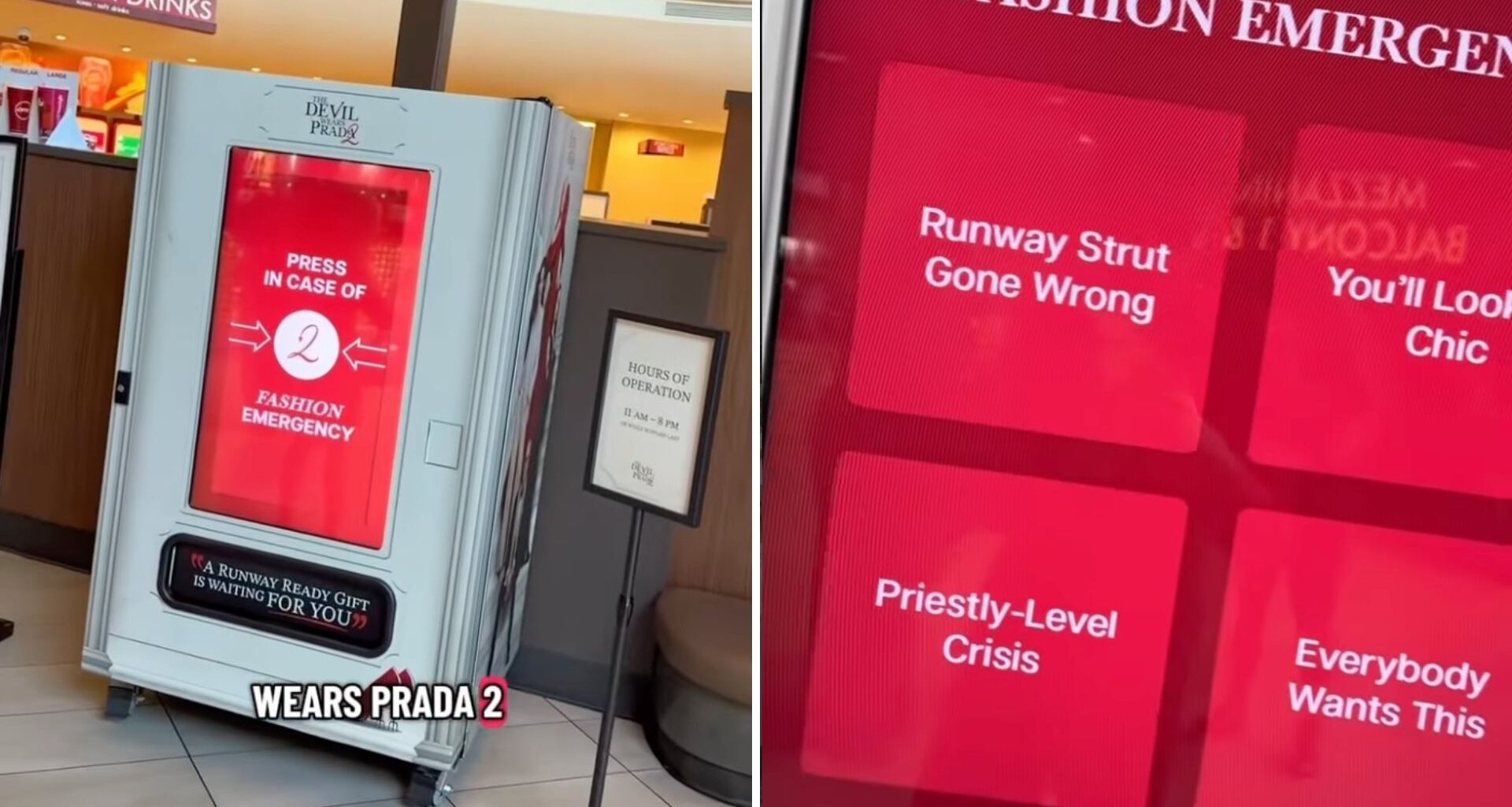 'The Devil Wears Prada 2' Fashion Emergency Vending Machine Opens at Disney Springs