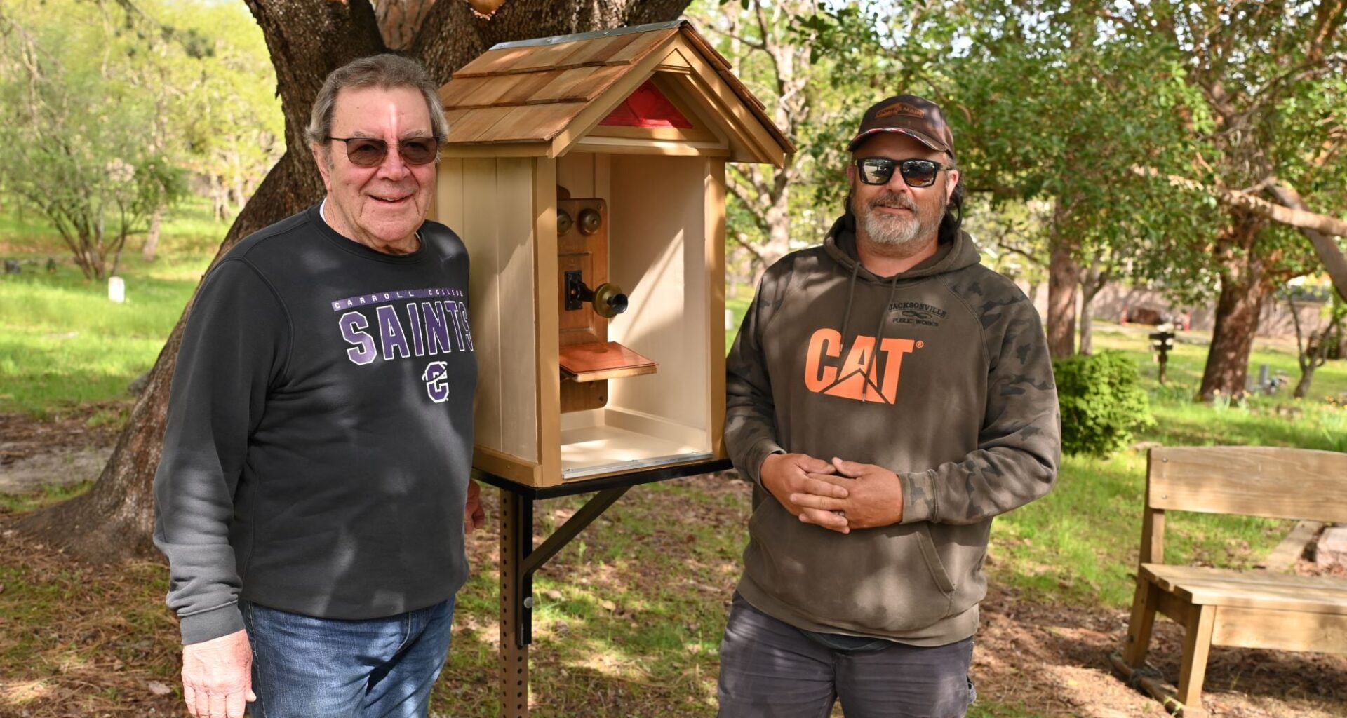 Jacksonville Cemetery becomes home to region's only wind phone