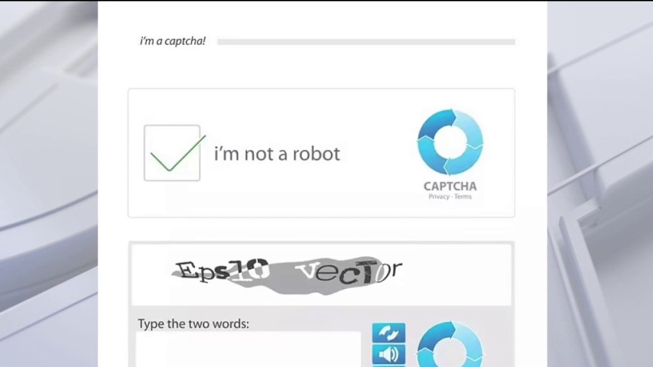 Captcha scam warning