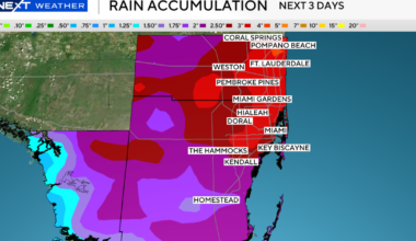Heavy rain could lead to flash flooding in South Florida later this week