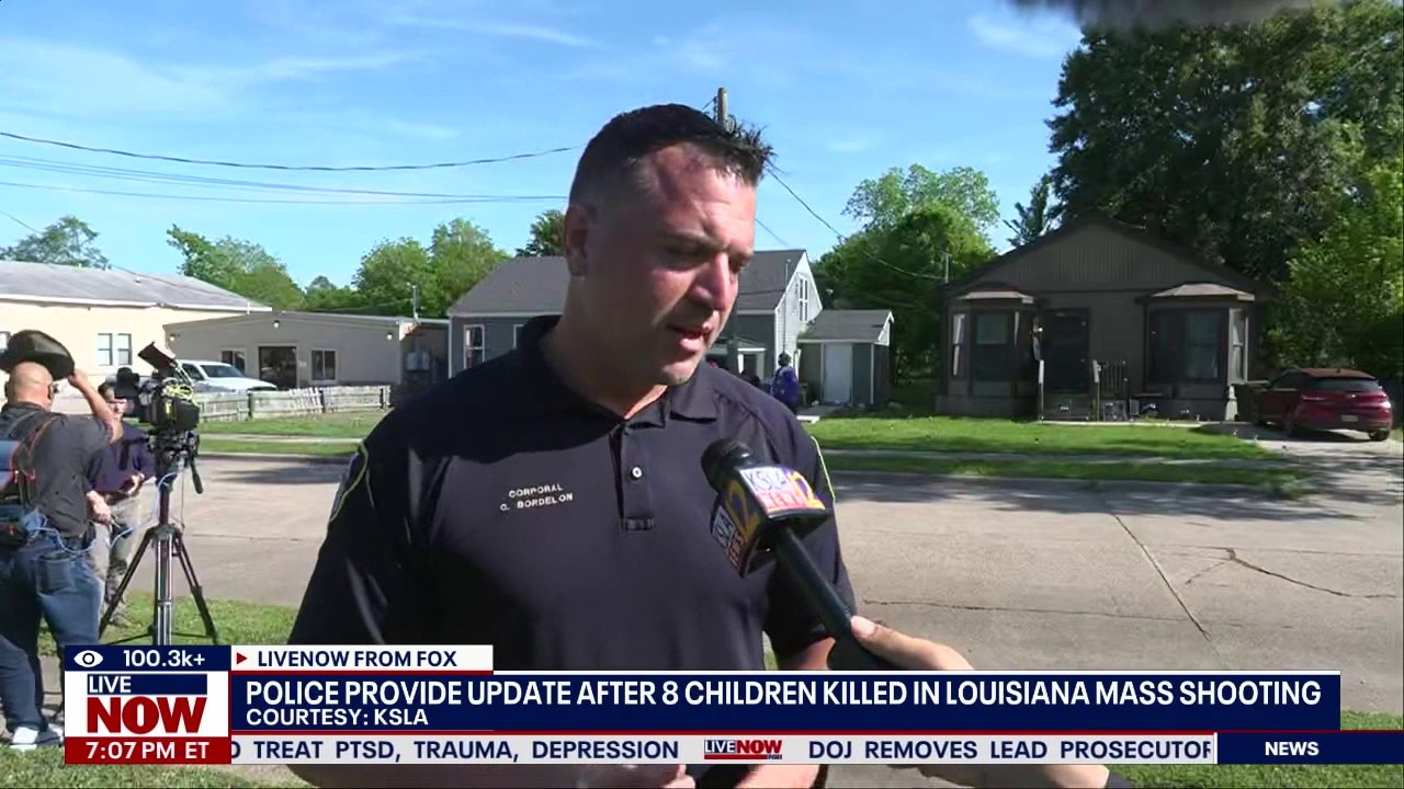 Louisiana police give update after 8 children killed 