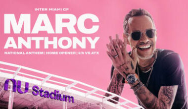 Marc Anthony to Perform National Anthem at Nu Stadium’s Opener