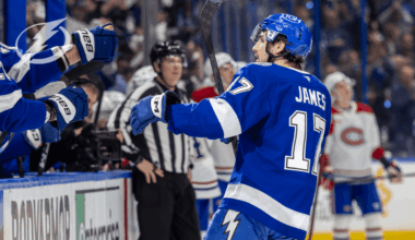 James aims to keep improving after first career playoff goal