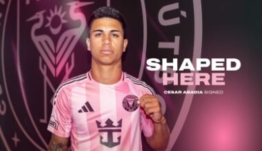 Inter Miami CF Signs Academy Graduate Cesar Abadia as Homegrown Player