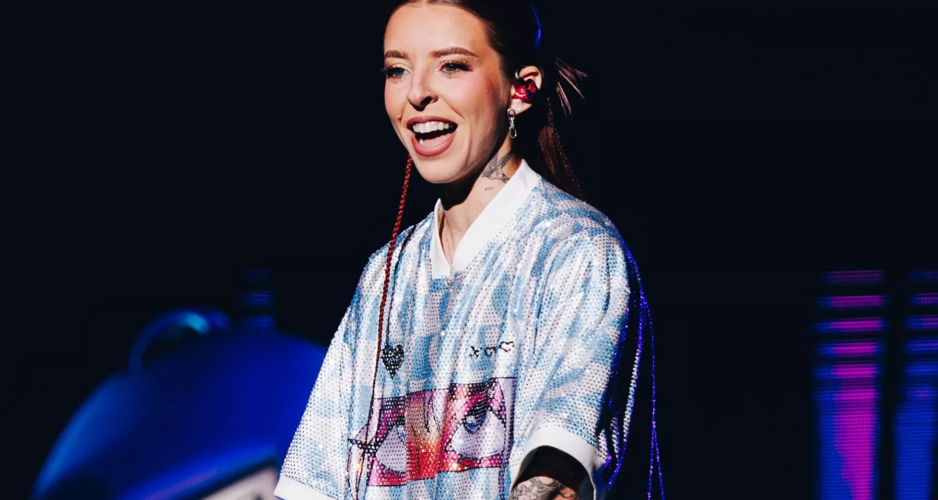 Young Miko performing at Hard Rock Live in Hollywood, Florida