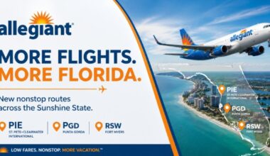 Allegiant Air Expands Across Florida With New Flights and More Travel Options for Suncoast Travelers