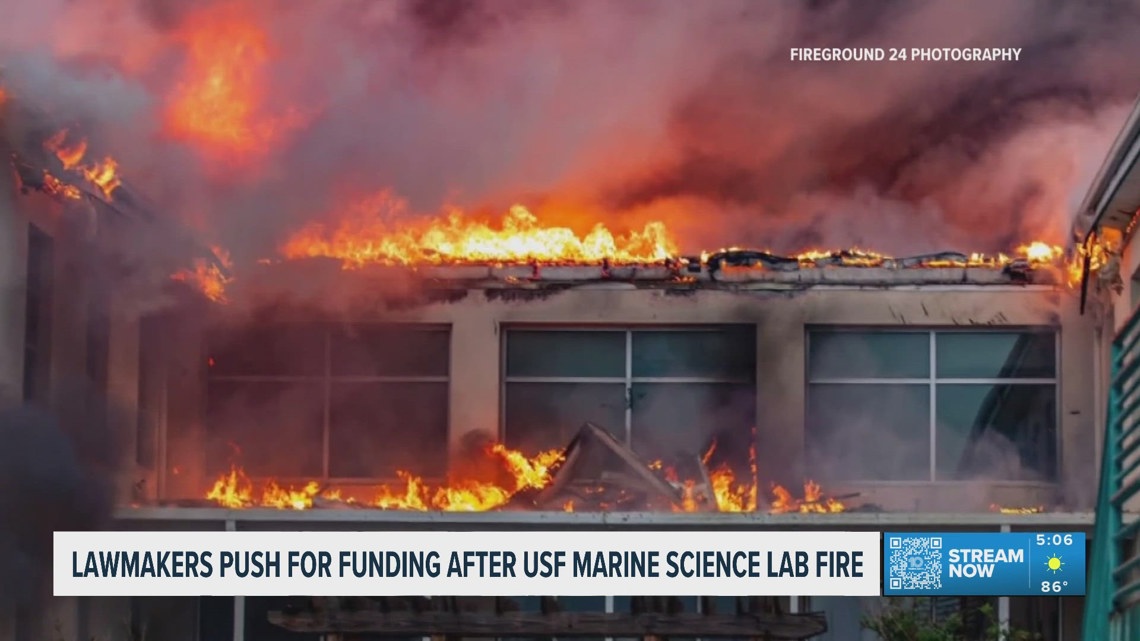 USF Marine Sciences building fire to be discussed in special session as lawmakers push for funding