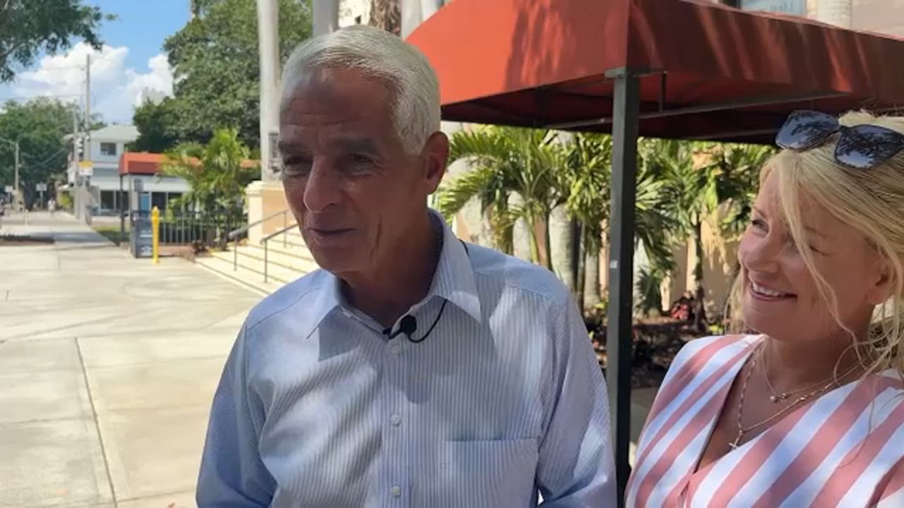 Charlie Crist talks Monday about his decision to run for St. Petersburg mayor. (Spectrum News)