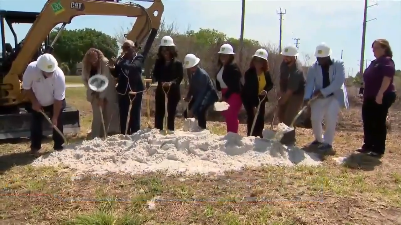 City of North Lauderdale holds groundbreaking ceremony on newly installed pump station to combat flooding - WSVN 7News | Miami News, Weather, Sports