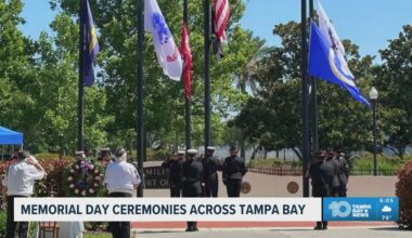 Memorial Day ceremonies across Tampa Bay