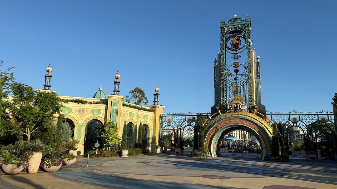 Universal's Epic Universe marks it’s one-year anniversary Friday, May 22, 2026. (Spectrum News 13/Keith Landry)