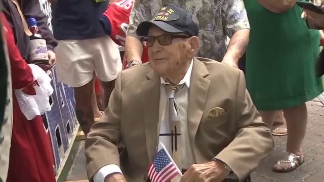 WWII veteran celebrates 104th birthday in Fort Lauderdale with special birthday party - WSVN 7News | Miami News, Weather, Sports