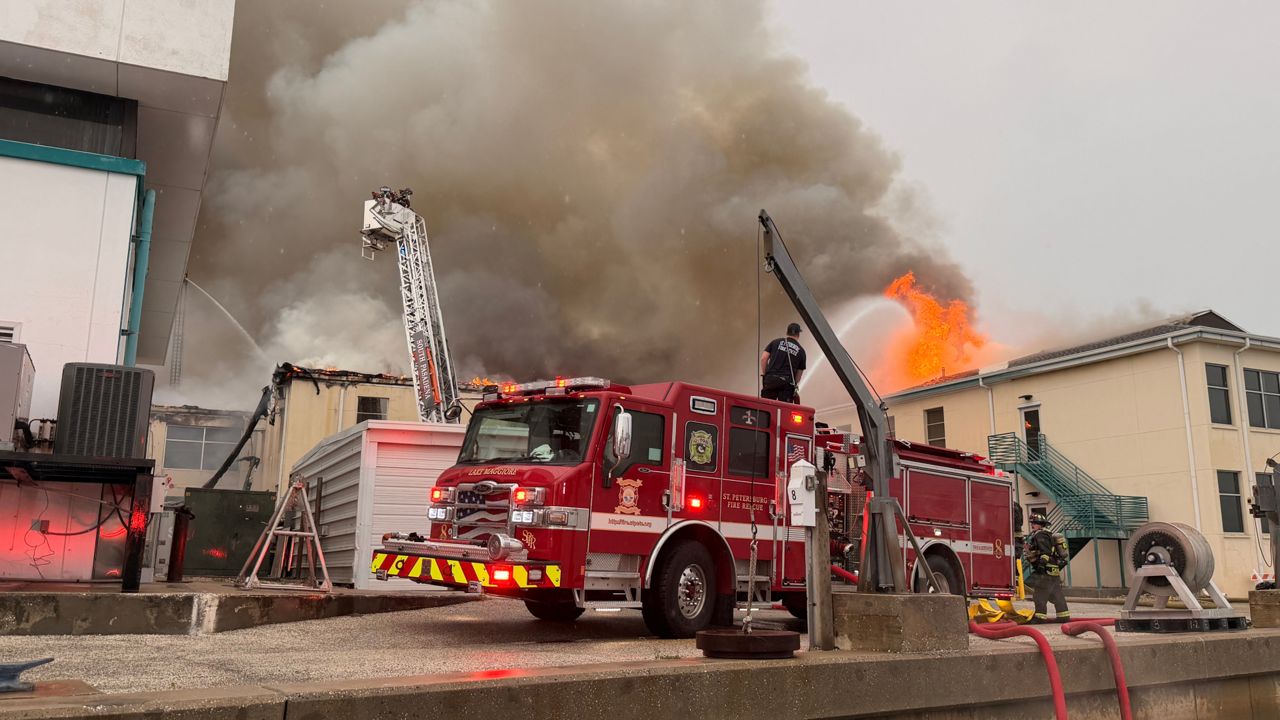 Lightning suspected in USF lab fire as new video emerges
