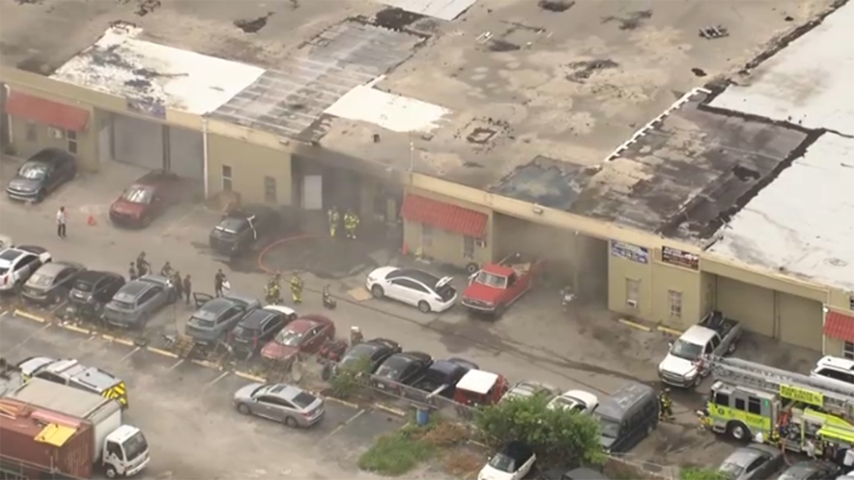 Person hospitalized after vehicle catches fire in Hialeah Gardens warehouse – NBC 6 South Florida