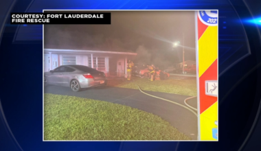 Fire crews respond to an apartment fire in Fort Lauderdale; one injury reported - WSVN 7News | Miami News, Weather, Sports