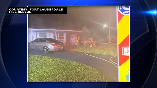 Fire crews respond to an apartment fire in Fort Lauderdale; one injury reported - WSVN 7News | Miami News, Weather, Sports