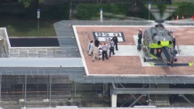 A person possibly injured in a shooting in West Perrine is airlifted at a local hospital on May 12, 2026.
