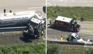 Fort Lauderdale crash leaves 7 hurt on ramp from I-595 to I-95 – NBC 6 South Florida