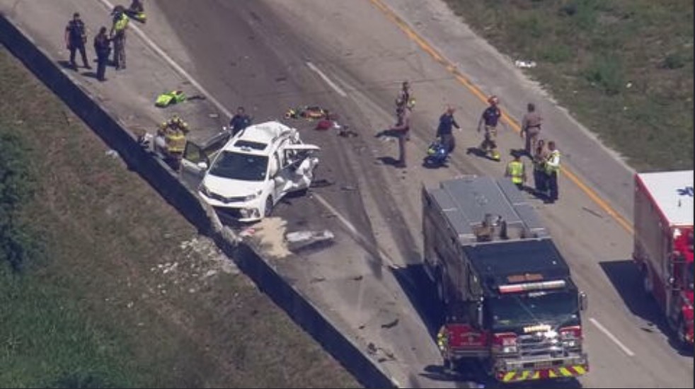 7 hospitalized, including 1 child, after cement truck crashes into car near Fort Lauderdale - WSVN 7News | Miami News, Weather, Sports