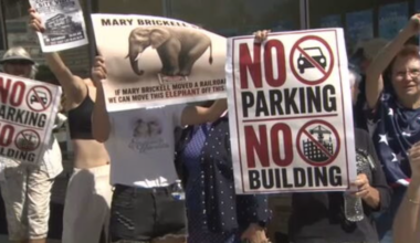 Protestors rally against a building proposal in Fort Lauderdale: “Be a disaster for the residents” - WSVN 7News | Miami News, Weather, Sports