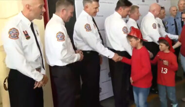 2 children, mother hurt in 2025 Memorial Day boat blast reunite with first responders who saved their lives - WSVN 7News | Miami News, Weather, Sports