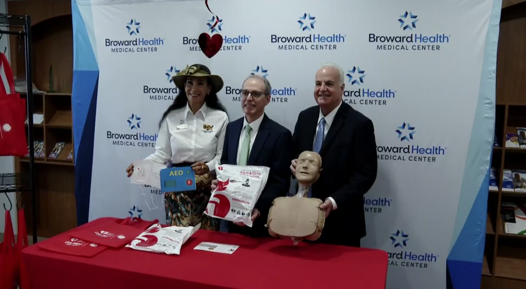 Rick Case Automotive Group donates CPR training kits to Broward Health in honor of Women’s Health Month - WSVN 7News | Miami News, Weather, Sports