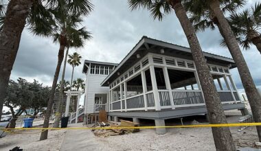 Sunset Beach Pavilion is scheduled to officially reopen on June 4, after being forced to shut down by hurricanes Helene and Milton in 2024. (Spectrum News/Justina Rhines)
