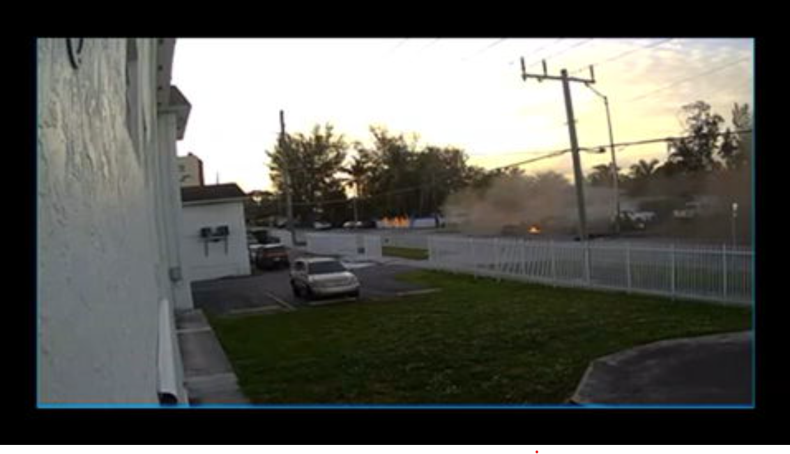 Ring camera footage shows fiery crash in Opa-locka that left man dead, 2 women injured - WSVN 7News | Miami News, Weather, Sports