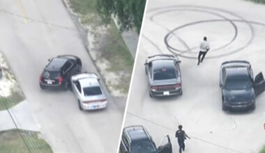 Video shows suspect taken into custody after pursuit and foot chase ends in Miami Gardens – NBC 6 South Florida