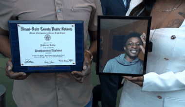 Family accepts teen’s posthumous diploma at Miami Northwestern – NBC 6 South Florida