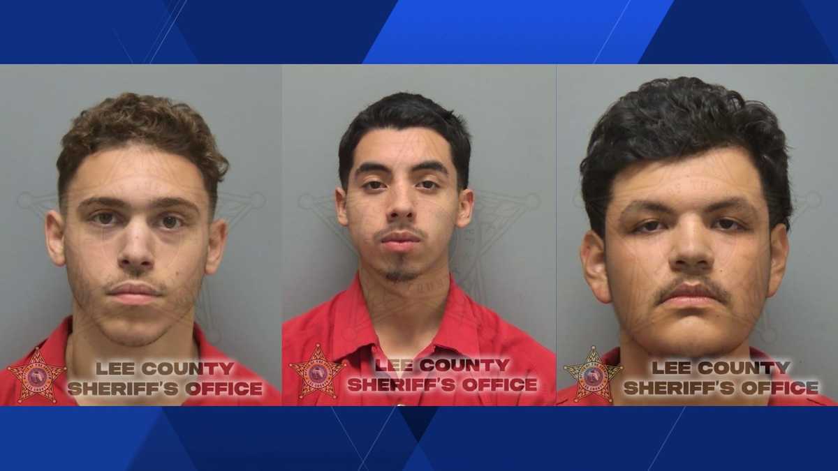 Trio suspected of golf cart crime spree across Lee County
