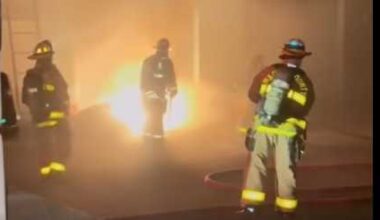 Firefighters extinguish fire in radiology services building in Stuart