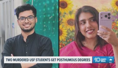 Murdered USF students receive posthumous doctoral degrees during spring graduation ceremony