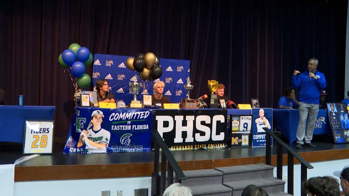 Martin County High School celebrate signing day