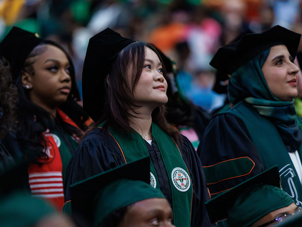 Graduates with content experssions. 