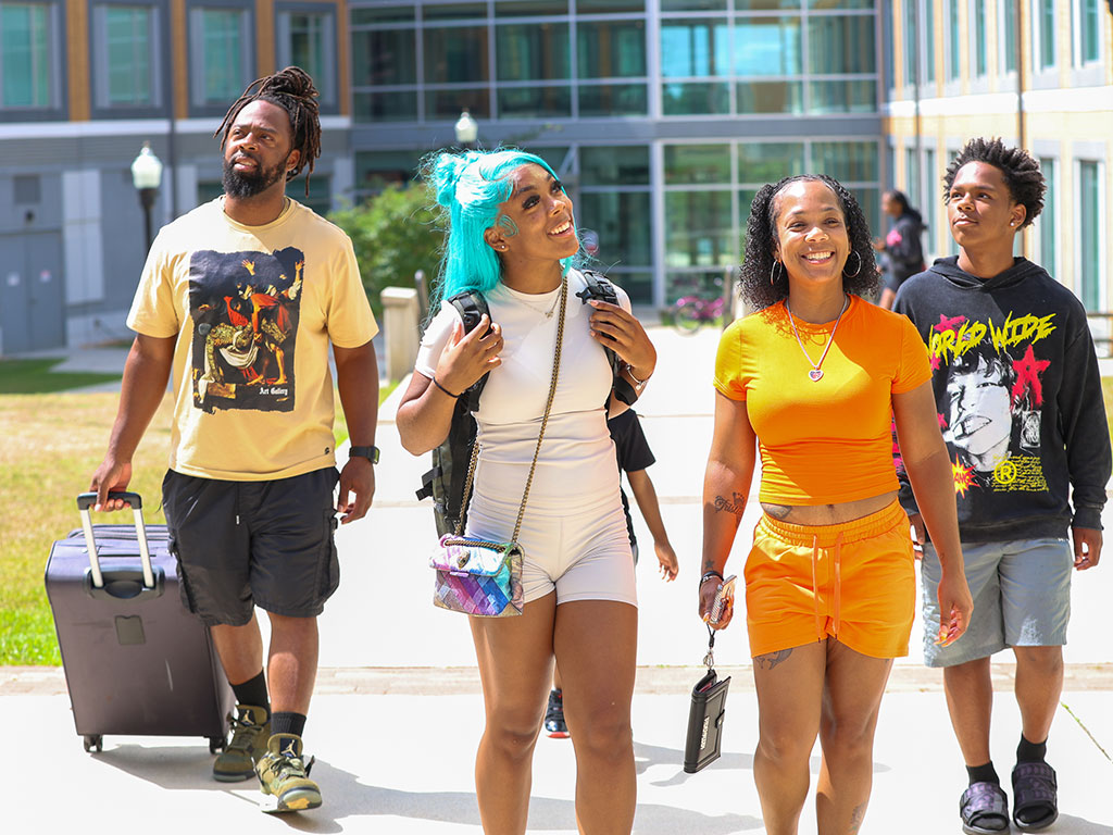 Students arrive on campus for move-in, beginning a new chapter in their college journey. Created by Florida A&M University alumni, New Life Campus is designed to help simplify the transition for students and families. (Photo Courtesy: Inspiring Visuals)