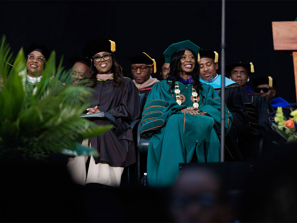 President Marva Johnson and Thasunda Brown Duckett