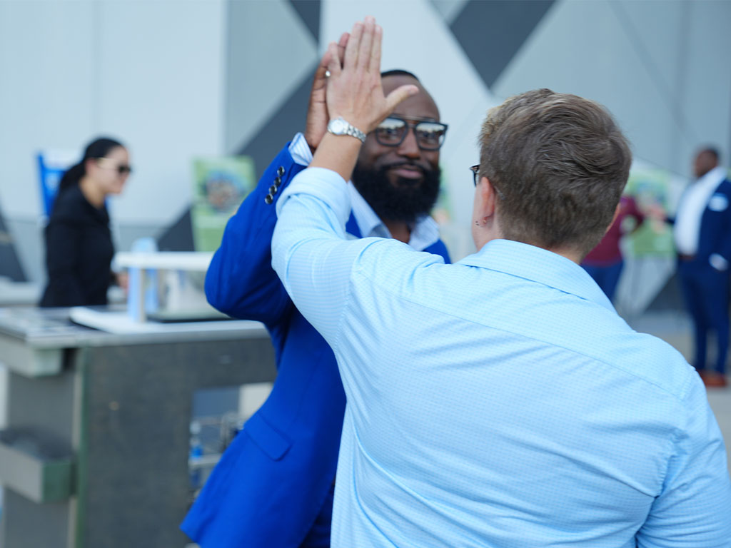 Business professionals connect during the Florida SBDC at FAMU’s 43rd Annual Big Bend Regional Small Business Week celebration, highlighting the power of collaboration, entrepreneurship and regional economic development. (Photo by: Jasmine Mason, ItsMasonProductions)