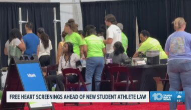 Hundreds of Tampa Bay student athletes get free heart screenings ahead of Florida’s new sports law