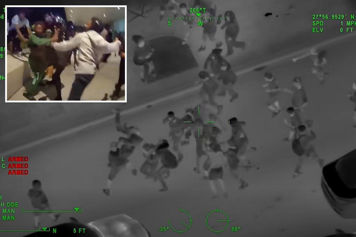 Tampa police arrest 22 youths after wild 'teen takover' at public park