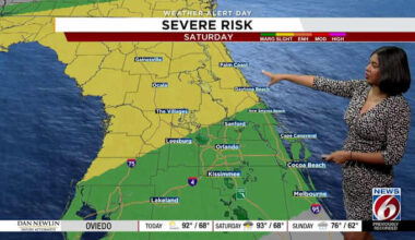 From sizzle to storms: Central Florida’s weekend forecast