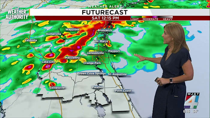 strong to severe storms are likely on Saturday