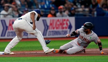 SF Giants fall 3-0 in Tampa Bay, seventh shutout loss under Vitello