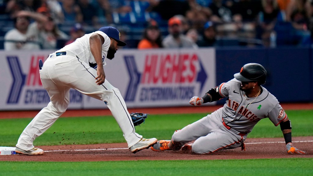 SF Giants fall 3-0 in Tampa Bay, seventh shutout loss under Vitello