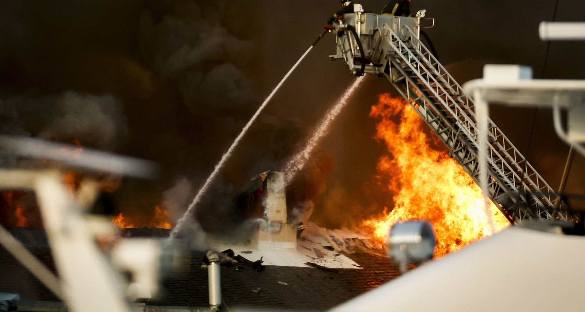 Fire breaks out in a lab building on a University of South Florida campus